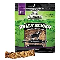 Redbarn Bully Slices for Dogs | Highly Palatable, Long-Lasting Natural Dental Treats with Functional Ingredients, 9 oz. (Pack of 3) - Peanut Butter