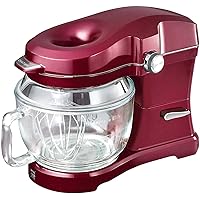 Kenmore 849083 Elite Ovation 49083 Exclusive Pour-In Top, 5 quart Tilt-Head Kitchen Stand Mixer, One Size, Red Burgundy
