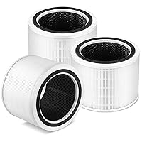 3 Pack Core 200S Replacement Filter ONLY Compatible with LEVOIT Levoit Core 200S Smart WiFi Air Purifier, 3 stages True H13 HEPA Filter, Compare part# Core 200S-RF