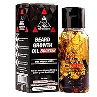 urbangabru Beard Booster Conditioner Oil for Men - Best Beard Oil for Beard Growth, Conditioning & Softening (60ml)