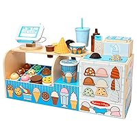 Melissa & Doug Wooden Cool Scoops Ice Creamery Play Food Toy - FSC Certified