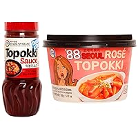 Surasang Tteokbokki Lovers Pack - Tteokbokki Sauce and Rose Tteokbokki
