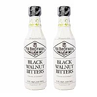MULMEHË Exclusive Recipe Guide and Fee Brothers Black Walnut Bitters Gift Bundle, 2 Bottles