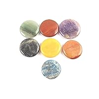 Jet Chakra Set 7 Round Plain Reiki Healing Reiki Healing Crystal with Engraved Chakra Symbols Astrology Gifts for Woman, Crystal Meditation Accessories