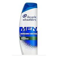 Shampoo for Men, Men Advanced Series Refreshing Menthol Anti-Dandruff Shampoo, 12.8 fl oz, Pack of 6