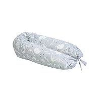 Cuddles Collection 5 in 1 Maternity Pillow - Leo Grey