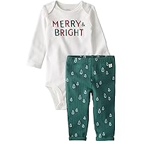 little planet by carter's baby-girls 2-piece Bodysuit and Pant Set Made With Organic CottonSet