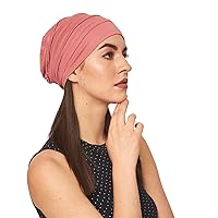 Chemo Silky Soft Slouchy Snood Bamboo Cap Beanie for Women Cancer Hair Loss Turban Hat Chemo Headwear Women