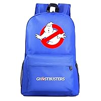 Ghostbusters Lightweight Backpack Casual Canvas Laptop Knapsack Large Capacity Bookbag