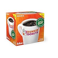 Dunkin' Donuts Decaf Keurig® Single-Serve K-Cup® Pods, Medium Roast, Box of 44 K-Cup® Pods