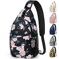 Crossbody Bags for Women Men Trendy Sling Bag Bakpack Casual Chest Bag with Convertible Shoulder Strap