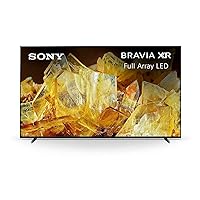 Sony 65 Inch BRAVIA XR X90L Full Array LED 4K HDR Google TV HT-A9 7.1.4ch Home Theater Speaker System