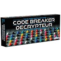 Outset Media Code Breaker - The Classic Battle of Wits, Logic & Deduction Head-to-Head, Strategy Code Creating & Cracking Peg Game, Outset Media, Ages 8+, 2 Players