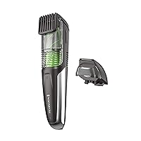 Remington Vacuum Beard Trimmer,13 Length and Style Settings with Adjustable Length Comb (2-18mm),Vacuum Trimmer for Beard, Mustache, and Stubble, Rechargeable Lithium Power, Washable, Removable Blades