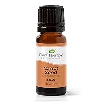 Plant Therapy Carrot Seed Essential Oil 100% Pure, Undiluted, Natural Aromatherapy, Therapeutic Grade 10 mL (1/3 oz)