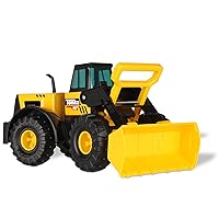 Steel Classics, Classic Front Loader– Made with Steel & Sturdy Plastic, Yellow Friction Powered, Big Construction Truck, Boys and Girls, Toddlers Ages 3+, Birthday Gift, Holiday