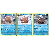 Mamoswine 033/189 - Astral Radiance - Rare Pokemon Evolution Card Lot - Piloswine Swinub