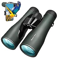 18x50 HD Binoculars for Adults High Powered with Upgraded Phone Adapter - Large View Binoculars with Clear Low Light Vision - Lightweight Waterproof Binoculars for Bird Watching Hunting