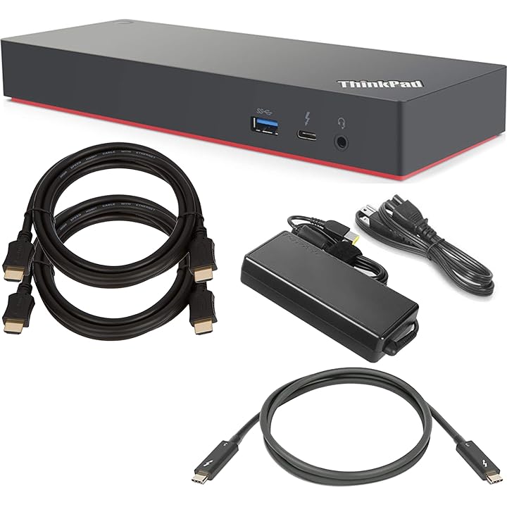 Mua Lenovo ThinkPad Thunderbolt 3 Dock Gen 2 Docking Station (135W)  (40AN0135US) + SSD Starter Bundle trên Amazon Mỹ chính hãng 2023 | Fado
