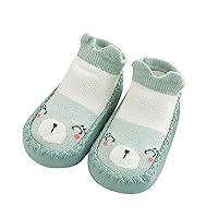 Children First Antislip Shoes Socks Shoes Todller Shoes Children Fleece Warm Stylish Print Trainers First