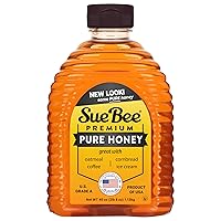 Sue Bee Pure Premium Honey From USA Beekeepers, 40 Ounce (2.5 LB)