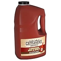 Louisiana Hot & Spicy BBQ Sauce, 1 gal - One Gallon Container of Spicy Barbeque Sauce Made with Ripe Tomatoes, Best on Shrimp, Chicken Tacos, Meatballs and More