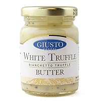 Giusto Sapore Italian White Truffle Butter 2.6oz - Premium Gourmet Butter - New and Imported from Italy, Family Owned