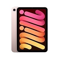 Apple iPad Mini (6th Generation): with A15 Bionic chip, 8.3-inch Liquid Retina Display, 256GB, Wi-Fi 6, 12MP front/12MP Back Camera, Touch ID, All-Day Battery Life – Pink