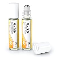 Bliss Essential Oil Blend Roll On for Happiness, Calm, Bliss, Destress & Emotional Support, with Lemon, Ylang-Ylang, Cedarwood & Jasmine- 100% Pure High Potency Therapeutic Grade by Grand Parfums (2)