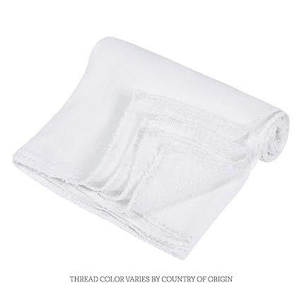 Gerber Unisex Baby Boys Girls Birdseye Flatfold Cloth Diapers Multipack White 10 Pack