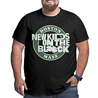 New-Kids On The-Block Big Size Cotton Comfortable and Breathable Men's T-Shirt