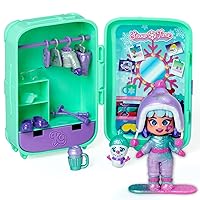 Wanda’s Suitcase – Doll’s Suitcase with Over 14 Fashion Accessories and Exclusive Doll with 3 Fun Expressions. Includes Clothes, Accessories and Shoes, Hangers and an Exclusive pet