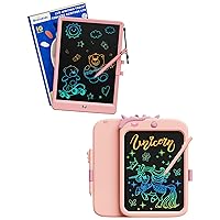 bravokids Toys for 3-6 Year Old Girls, Unicorn Toddler Girl Gifts, 10 Inch LCD Writing Tablet Doodle Board, Educational Learning Toys Birthday Gifts for 3 4 5 6 7 8 Year Old Kids (Square, Unicorn)