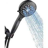 Shower Head-12 Functions High Pressure Handheld Showerheads with Button for Pets Dog Bath, SR RUN RISE Removable Water Saver Hand Shower Wand with 59
