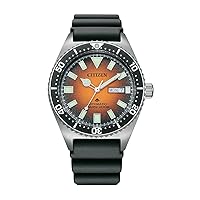 CITIZEN NY0120-01Z Rubber Mechanical Automatic Men's Watch Divers