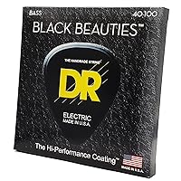 DR Strings BLACK BEAUTIES Bass Guitar Strings (BKB-40)