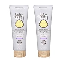 Baby Bum Calming Lotion | Moisturizing Baby Body Lotion for Sensitive Skin with Shea and Cocoa Butter| Lavender Coconut Fragrance| Gluten Free and Vegan | 8 FL OZ | 2 Pack