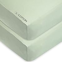 American Baby Company 2 Pack Fitted Crib Sheets 28
