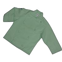 Chef Jacket Kids Children (REG fits 5-7 yrs) Mint Green