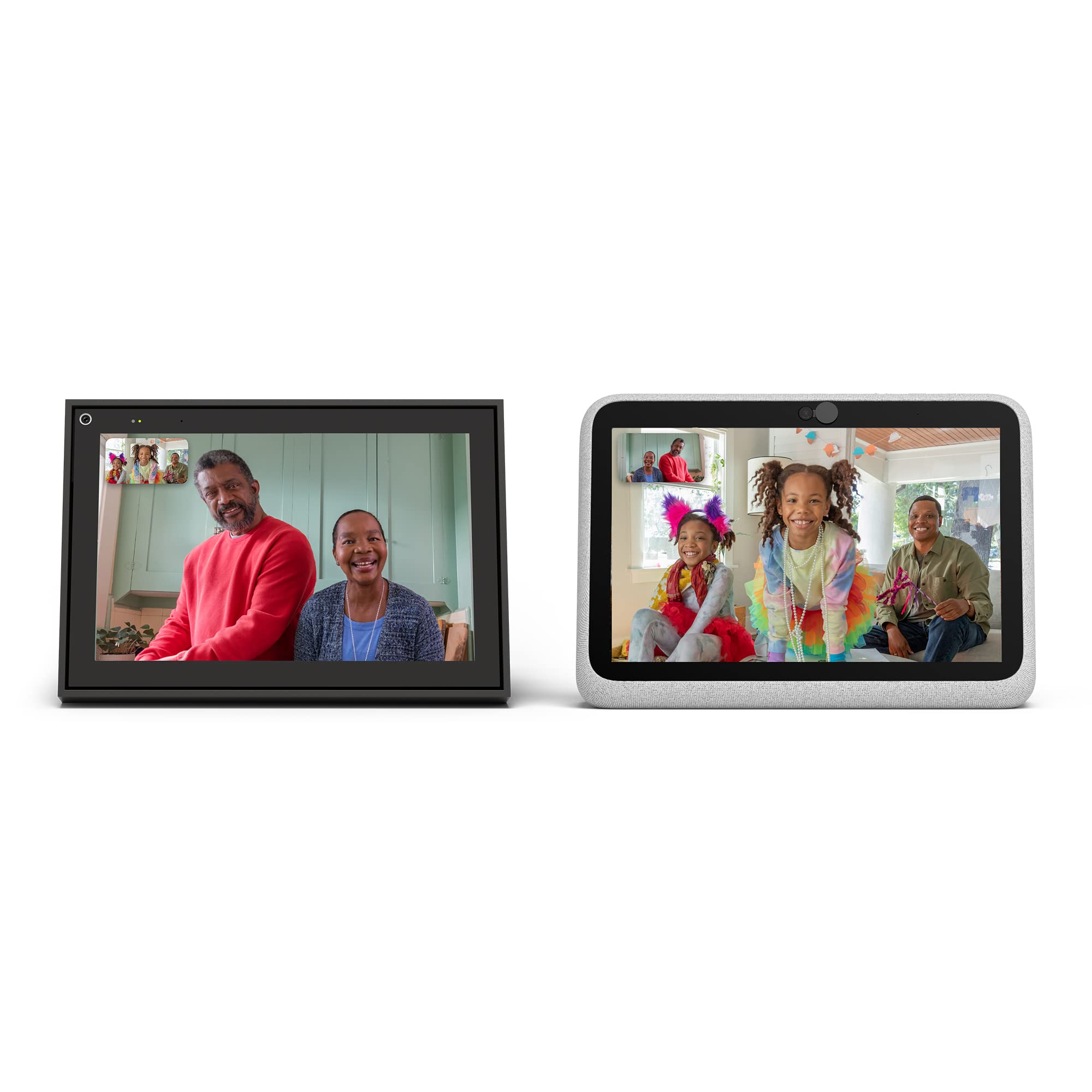 Meta Portal Go and Portal 10" (Bundle) - Wireless Video Calling for The Home and Wired Smart Video Calling for The Home with 10” Touch Screen D...