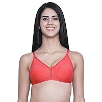 IMTRA FASHION Women's Non-Padded Wirefree Comfort Full Coverage Bra for Everyday and Adjustable Straps