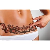 Kennis Temporary Tattoo - Tummy Tuck r Mastectomy Scar Cover, Realistic and Long Lasting, Fashionable and Safe