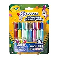 Crayola Pip-Squeaks Washable Glitter Glue 16/Pkg-