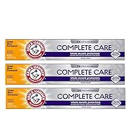 ARM & HAMMER Complete Care Fluoride Anticavity Toothpaste, Fresh Mint 6 oz (Pack of 3)