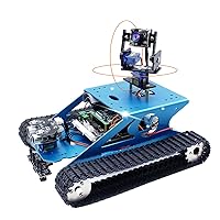 Yahboom AI Robot Kit Tank Chassis for Raspberry Pi 4B Camera Starter Kit Python Programmable Electronic Science Project DIY Smart Car Robotics for 16+