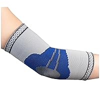 OTC Elastic Elbow Support Sleeve, Compression Brace for Elbow and Arm Pain, Large