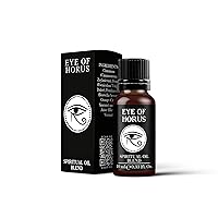 Mystix London | Eye of Horus | Spiritual Pure & Natural Essential Oil Blend 10ml - for Diffusers, Aromatherapy & Massage Blends | Perfect as a Gift | Vegan, GMO Free