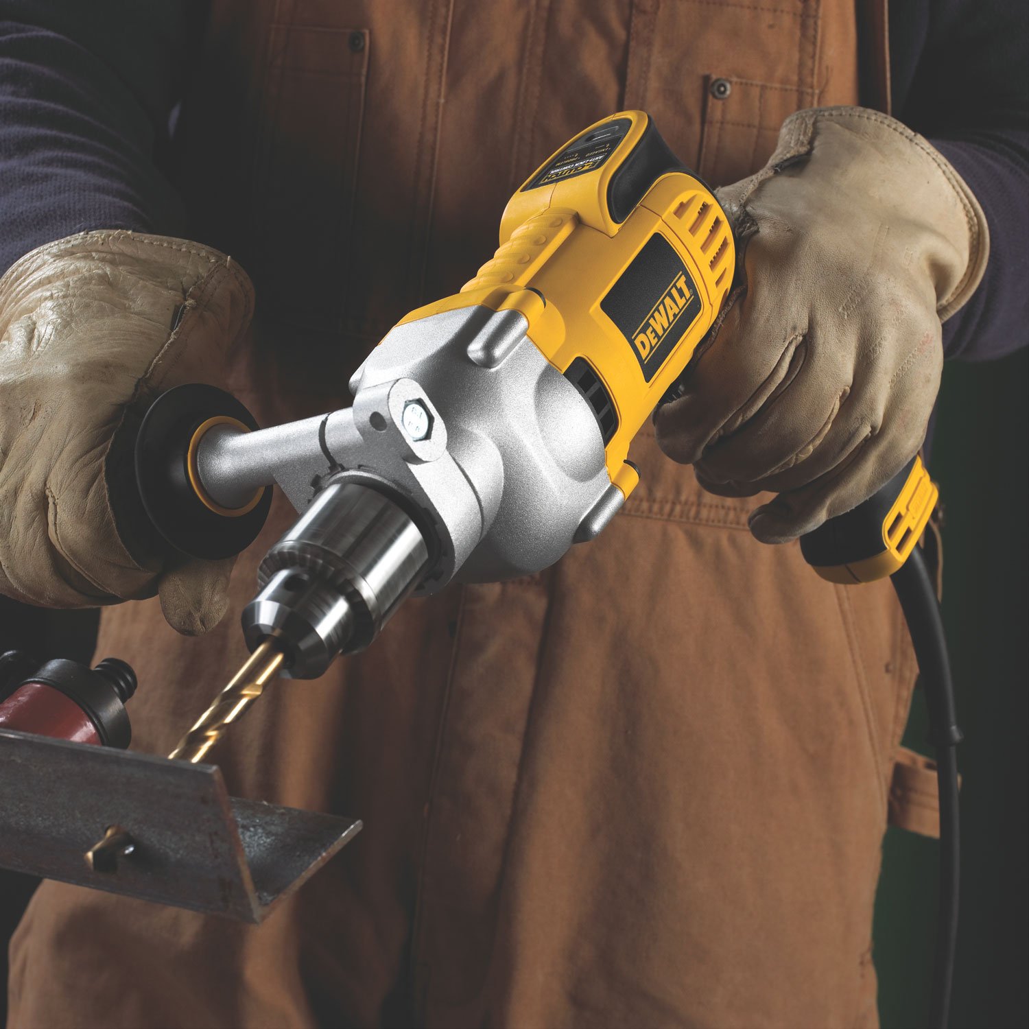 DEWALT Drill, Variable Speed Reversible, Pistol Grip, Anti-Lock Control, 1/2-Inch, 10.5-Amp (DWD220)