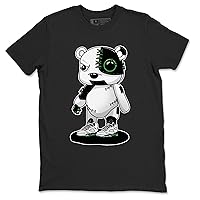 5 Lucky Green Design Printed Cyborg Bear Sneaker Matching T-Shirt
