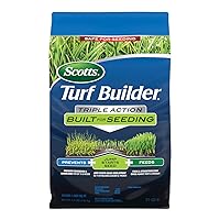 Scotts Turf Builder Triple Action Built For Seeding - Weed Preventer and Fertilizer for New Lawns, 1,000 sq. ft., 4.3 lbs.